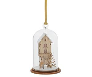 Enesco Cloche en Verre Decorative - Mes SOUHAITS DE Noel