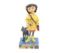 Enesco Coraline by Jim Shore Figurine imperméable jaune 16 cm Multicolore
