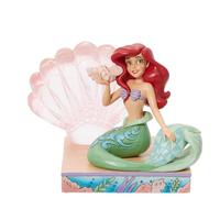 Enesco Corporation - Disney Airel Clear Resin Shell Seated 4.5In Figure