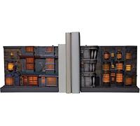 Enesco - Diagon Alley - Serre-Livres Lumineux - Le Monde Des Sorciers De Harry Potter - Résine - 18,4 Cm De Hauteur