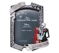 Enesco Disney Showcase Cadre Photo Couture de Force L'Étrange Noël de Monsieur Jack et Sally Love Never Dies Multicolore 20 x 3,2 x 17,8 cm