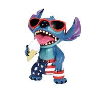 Enesco Disney Showcase Figurine Patriotique Lilo et Stitch Étoiles et Rayures d'été Multicolore 12,7 cm