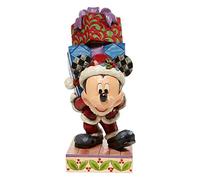 Enesco Disney Traditions 6008978 Figurine Mickey avec Cadeaux, Multicolore, 22 x 16 x 9 cm (H x l x L)