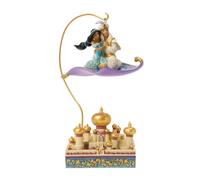 Enesco Disney Traditions by Jim Shore Aladdin and Jasmine Magic Carpet Ride Figurine lumineuse Multicolore 21 cm