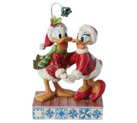 Enesco Disney Traditions by Jim Shore Figurine Donald et Daisy Duck Gui Multicolore 15 cm