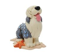 Enesco Disney Traditions by Jim Shore Figurine Miniature La Petite Sirène Max Le Chien, 9,5 cm, Multicolore