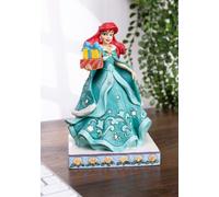 Enesco Disney Traditions Figurine Ariel Avec Cadeaux 6008982 7,25" H X 3,875" W X 4,75" L Bleu