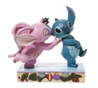 Figurine Disney Tradition - Lilo Et Stitch - Stitch & Angel Baisers Sous Le Gui