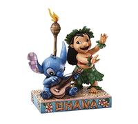 Enesco - Disney Traditions - Statue Lilo & Stitch Ohana 17,8 Cm