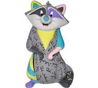ENESCO Figurine de Collection Meeko by Britto en résine peinte à la main - Hauteur 8 cm - Largeur 4 cm - Profondeur 4 cm GRIS G