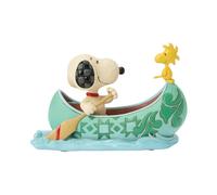 Enesco Figurine Jim Shore Peanuts (Snoopy et Woodstock en canoë)