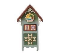 Enesco Heartwood Cr y Jim Shore Calendrier perpétuel en Pierre Artificielle Multicolore Hauteur 23 cm