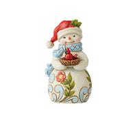 Enesco Heartwood Creek by Jim Shore Figurine Bonhomme de Neige avec Cardinal