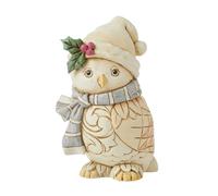 Enesco Heartwood Creek by Jim Shore Figurine Chouette Blanche avec écharpe