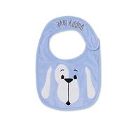 Enesco Izzy and Oliver Bavoir pour bébé Motif chiot Bleu Taille unique 0-12 mois