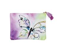 Enesco Izzy and Oliver Trousse à maquillage Motif papillon 1 cm, multicolore