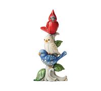 Enesco Jim Shore 6006441 Figurine d'oiseaux patriotiques empilés