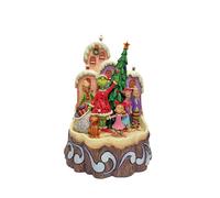 Enesco Jim Shore 6008890 Figurine Le Grinch sculpté par Un cœur