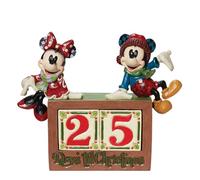 Figurine - Disney Tradition - Compte à Rebours Mickey Et Minnie