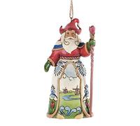 Jim Shore Heartwood Creek à partir de Enesco Allemand de Père Noël 4.75in, Multi-Color, 4.750