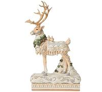 Enesco Jim Shore Heartwood Creek Figurine de Renne de la forêt Blanche, 36,8 cm, Multicolore