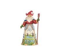 Enesco Jim Shore Heartwood Creek Figurine en résine Motif Père Noël hollandais Multicolore 17,8 cm