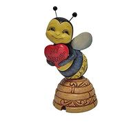 Enesco Jim Shore Heartwood Creek Figurine Miniature Abeille avec cœur, 8,5 cm, Multicolore