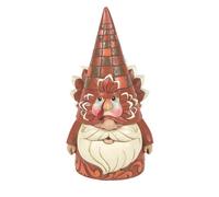 Enesco Jim Shore Heartwood Creek Harvest Figurine de gnome de dinde Gobble Multicolore 16 cm