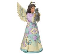 ENESCO Jim Shore Heartwood Creek Pinte de Dimension d'ange avec Chaton Figurine 5 en