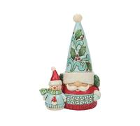 Enesco Jim Shore Heartwood Creek Winter Wonderland Nain et Bonhomme de Neige, 13 cm, Multicolore