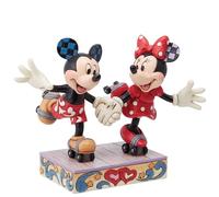 Enesco Jim Shore Mickey & Minnie Roller Skating Figurine