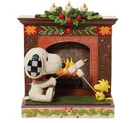 Enesco Jim Shore Peanuts Snoopy and Woodstock Figurine de cheminée Multicolore 11,4 cm