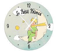 Enesco Le Petit Prince - Horloge en Bois 28 cm lpp Lune, Couleur Multicolore, 525677