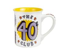 Enesco Mug à café « Our Name is Mud » pour 40e anniversaire Club - Multicolore - 473 ml