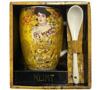 - Mug cuillère KLIMT ADELE en céramique - Hauteur 10.5 cm - Largeur 8.5 cm