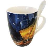 Mug cuillère VAN GOGH - Terrasse du Café le Soir