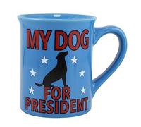Enesco Mug Our Name is Mud Dog for President 473 ml