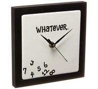 Enesco Our Name Is Mud Horloge de bureau "Whatever"