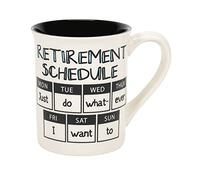 Enesco Our Name is Mud Retirement Schedule Nothing to Do Tasse à café Multicolore 473 ml