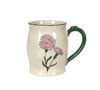 Enesco Our Name is Mud Tasse à café peinte à la main Motif fleurs Multicolore 445 ml