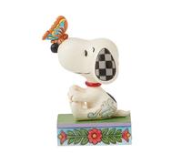 Enesco Peanuts by Jim Shore Figurine Snoopy Papillon sur Le Nez