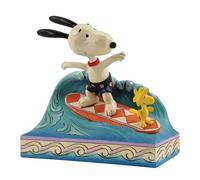Enesco Peanuts by Jim Shore Figurine Snoopy Surf 14 cm