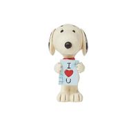 Enesco Peanuts by Jim Shore Snoopy I Love You Sign Mini Figurine