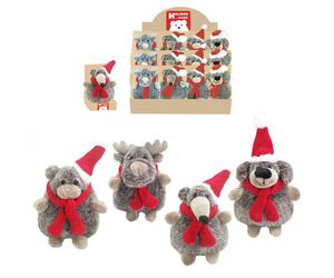 ENESCO-Peluche boule Kalidou - 15 cm