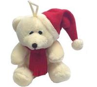 ENESCO Petit Ours décoration de sapin 11 cm - Ourson Blanc BLANC G
