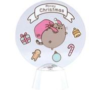 ENESCO Petite décoration lumineuse Pusheen - Hauteur 11 cm - Largeur 8.5 cm GRIS G