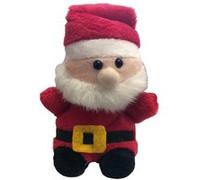ENESCO Petite peluche décoration de sapin 12 cm - Père Noël ROUGE G