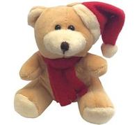 ENESCO Petite peluche Ourson décoration de sapin 11 cm - Ourson Beige BEIGE G