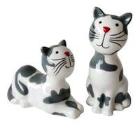 ENESCO Set et Poivre Couple de chats G