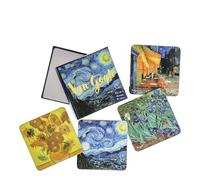 Enesco Sets 4 sous Verres Ass Van Gogh